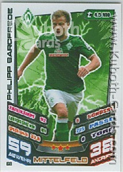 Soccer 2013-14 Topps Match Attax - No 68 - Philipp Bargfrede