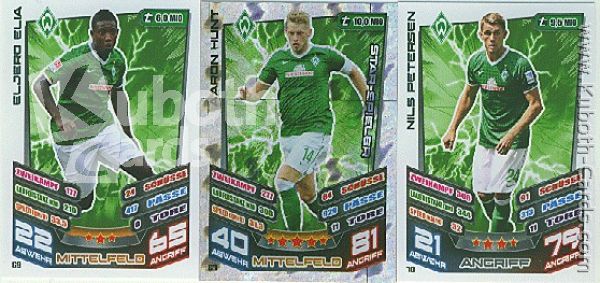 Soccer 2013-14 Topps Match Attax - No 55 - 72 - Bremen