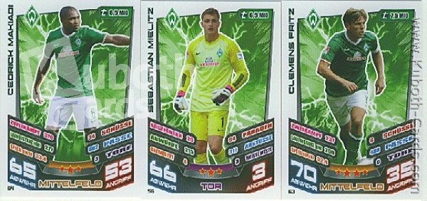 Soccer 2013-14 Topps Match Attax - No 55 - 72 - Bremen