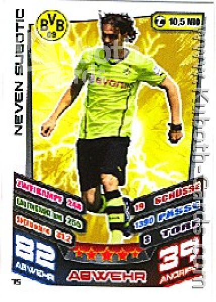 Soccer 2013-14 Topps Match Attax - No 75 - Neven Subotic