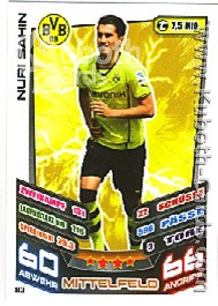 Soccer 2013-14 Topps Match Attax - No 83 - Nuri Sahin