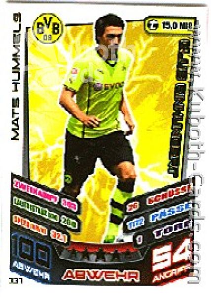 Fussball 2013-14 Topps Match Attax - No 337 - Mats Hummels