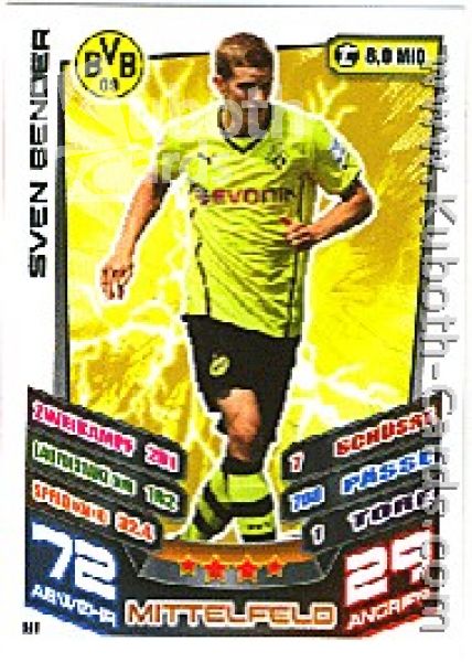 Soccer 2013-14 Topps Match Attax - No 81 - Sven Bender