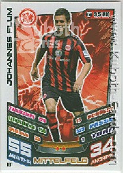 Soccer 2013-14 Topps Match Attax - No 101 - Johannes Flum