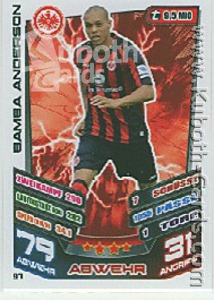 Soccer 2013-14 Topps Match Attax - No 97 - Bamba Anderson