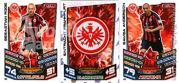 Soccer 2013-14 Topps Match Attax - No 91 - 108 - Frankfurt