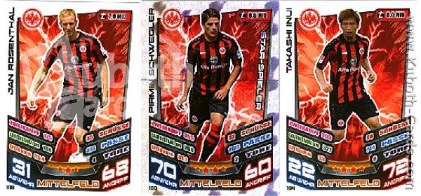 Fussball 2013-14 Topps Match Attax - No 91 - 108 - Frankfurt