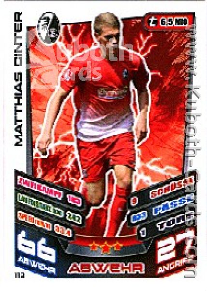 Soccer 2013-14 Topps Match Attax - No 112 - Matthias Ginter