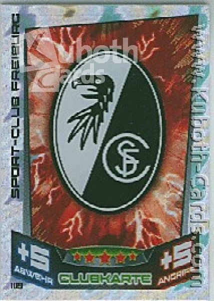 Fussball 2013-14 Topps Match Attax - No 109 - Logo Freiburg