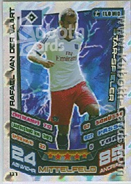 Fussball 2013-14 Topps Match Attax - No 137 - R. van der Vaart