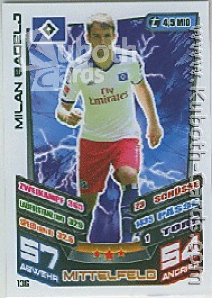 Soccer 2013-14 Topps Match Attax - No 136 - Milan Badelj