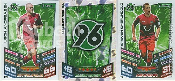 Fussball 2013-14 Topps Match Attax - No 145 - 162 - Hannover