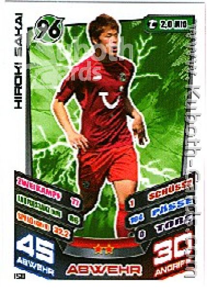 Fussball 2013-14 Topps Match Attax - No 150 - Hiroki Sakai