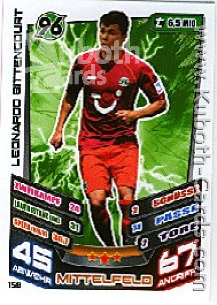 Soccer 2013-14 Topps Match Attax - No 158 - L. Bittencourt