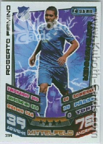 Soccer 2013-14 Topps Match Attax - No 354 - Roberto Firmino