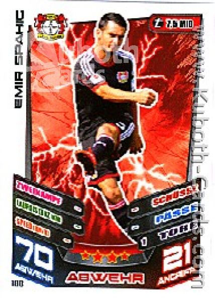 Soccer 2013-14 Topps Match Attax - No 188 - Emir Spahic