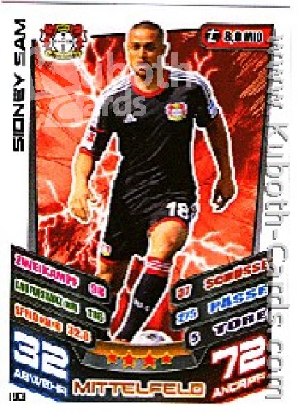 Soccer 2013-14 Topps Match Attax - No 193 - Sidney Sam