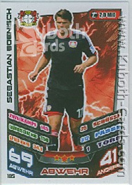 Soccer 2013-14 Topps Match Attax - No 185 - S. Boenisch