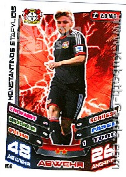 Soccer 2013-14 Topps Match Attax - No 186 - K. Stafylios