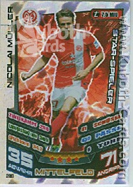 Soccer 2013-14 Topps Match Attax - No 210 - Nicolai Müller