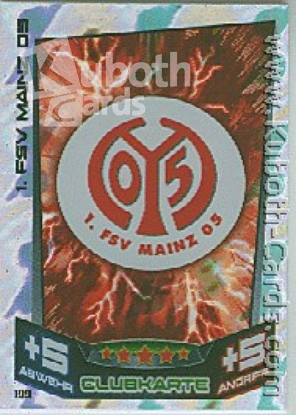 Soccer 2013-14 Topps Match Attax - No 199 - Logo Mainz