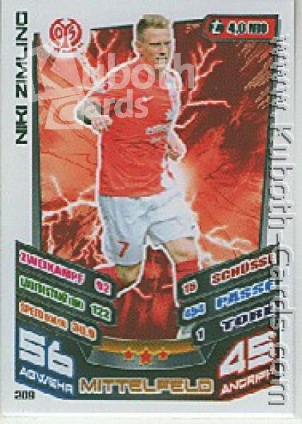 Soccer 2013-14 Topps Match Attax - No 209 - Niki Zimunic