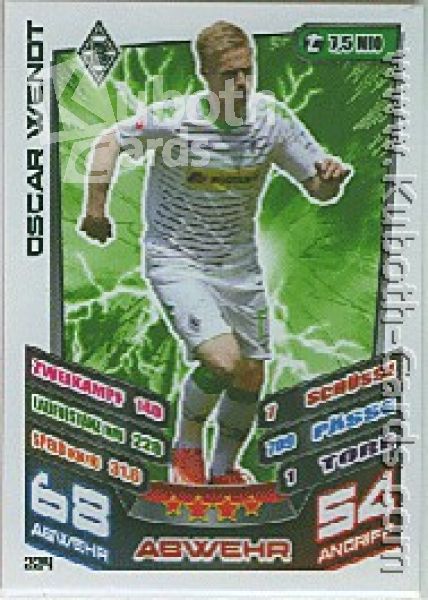 Soccer 2013-14 Topps Match Attax - No 224 - Oscar Wendt