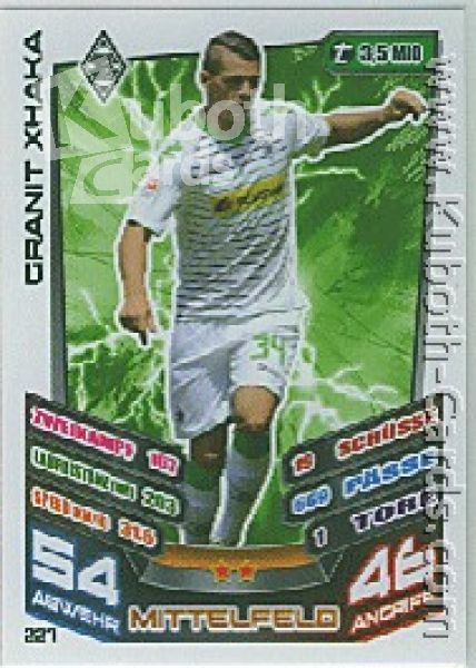 Fussball 2013-14 Topps Match Attax - No 227 - Granit Xhaka