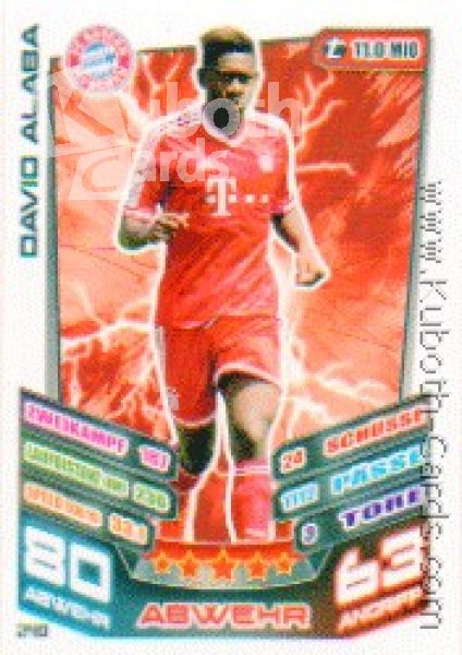 Soccer 2013-14 Topps Match Attax - No 240 - David Alaba