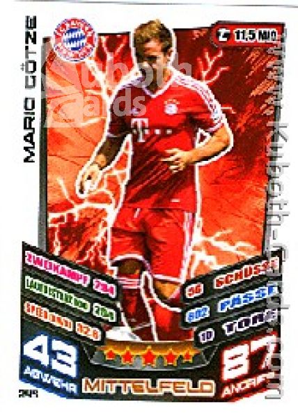 Soccer 2013-14 Topps Match Attax - No 245 - Mario Götze