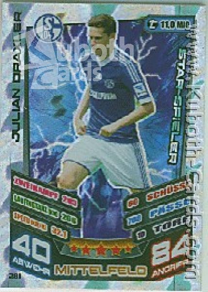 Fussball 2013-14 Topps Match Attax - No 281 - Julian Draxler