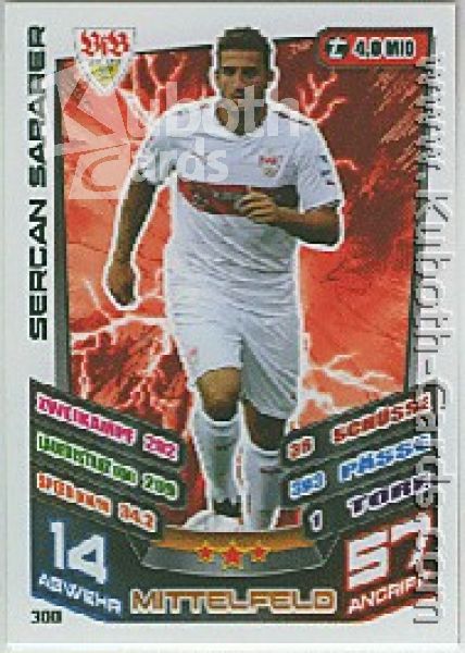 Fussball 2013-14 Topps Match Attax - No 300 - Sercan Sararer