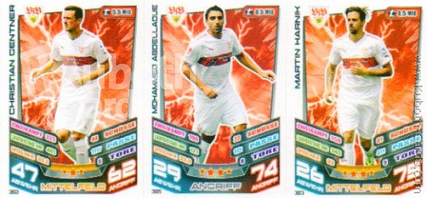 Fussball 2013-14 Topps Match Attax - No 289 - 306 - Stuttgart