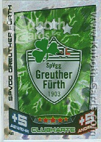 Fussball 2013-14 Topps Match Attax - No 411 - Logo Fürth