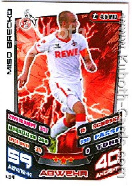 Fussball 2013-14 Topps Match Attax - No 424 - Miso Brecko