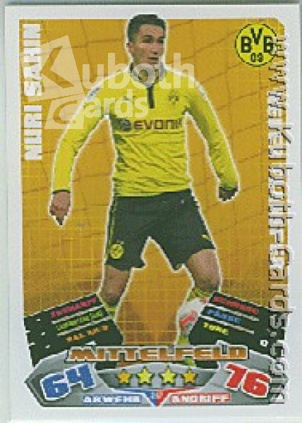 Soccer 2012/13 Topps Match Attax - No 387 - Nuri Sahin