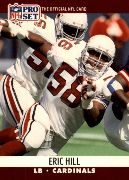 NFL 1990 ProSet - No 615 - Eric Hill