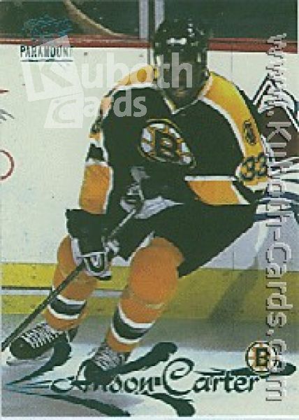 NHL 1997/98 Paramount Emerald Green - No 11 - Anson Carter