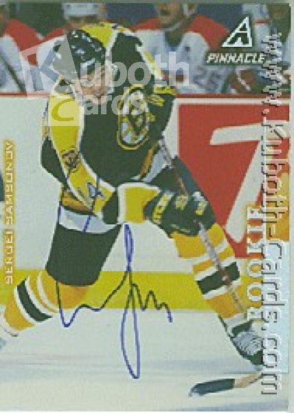 NHL 1997 / 98 Pinnacle - No 9 - Sergei Samsonov - Autograph