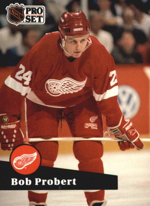 NHL 1991-92 ProSet French - No 61 - Bob Probert