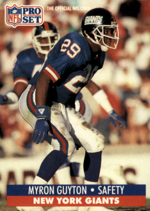 NFL 1991 ProSet - No 61 - Myron Guyton