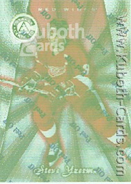 NHL 1997-98 Pinnacle Totally Certified Platinum Red - No 38 - Steve Yzerman