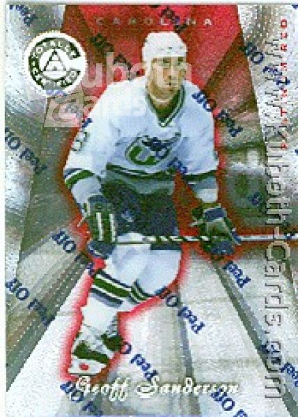 NHL 1997-98 Pinnacle Totally Certified Platinum Red - No 125 - Geoff Sanderson