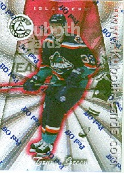 NHL 1997-98 Pinnacle Totally Certified Platinum Red - No 123 - Travis Green