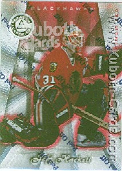 NHL 1997-98 Pinnacle Totally Certified Platinum Red - No 30 - Jeff Hackett