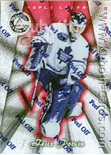 NHL 1997-98 Pinnacle Totally Certified Platinum Red - No 11 - Felix Potvin