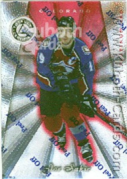 NHL 1997-98 Pinnacle Totally Certified Platinum Red - No 50 - Joe Sakic