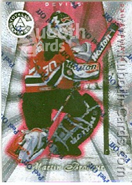 NHL 1997-98 Pinnacle Totally Certified Platinum Red - No 3 - Martin Brodeur