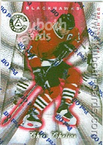 NHL 1997-98 Pinnacle Totally Certified Platinum Red - No 74 - Chris Chelios