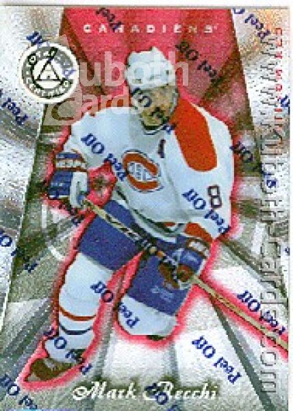 NHL 1997-98 Pinnacle Totally Certified Platinum Red - No 58 - Mark Recchi